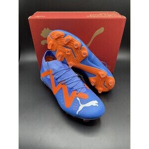 New Puma Future Match FG AG Womens Size 6 Blue Orange Soccer Cleats 107181 01